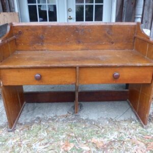 circa 1850 country double farm desk