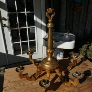 19th century Dore guilt bronze Chandelier