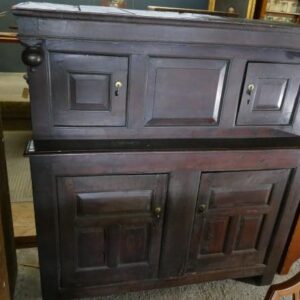 Rare 17th century Pa. Court Cupboard