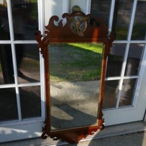 19th Century Chippendale Mahogany Mirror