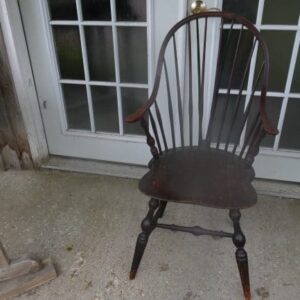 18th Century Connecticut Continuous Arm Brace back Windsor chair