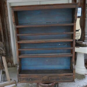 18th Century Hanging Plate Shelf Cupboard
