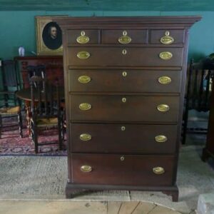 18th Century Virginia Walnut Tall Chest