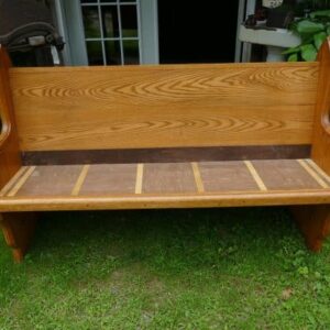 4 foot church pew