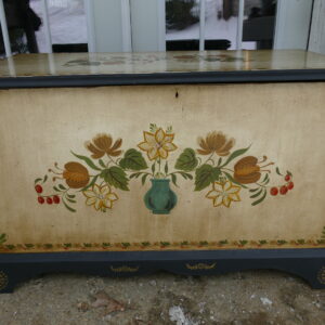 Hand Painted Dixie Hall 18th Century Chest