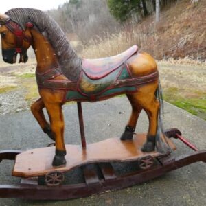 Contemporary Large Rocking Horse