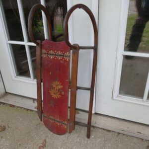19th Century Wooden Sled