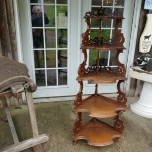 1940s Corner What-Not-Shelf