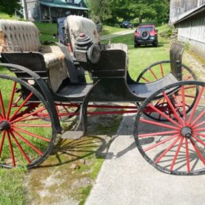 Antique four passenger carriage