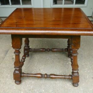 18thc Walnut Joint Stool