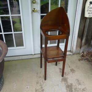 Corner Walnut Washstand