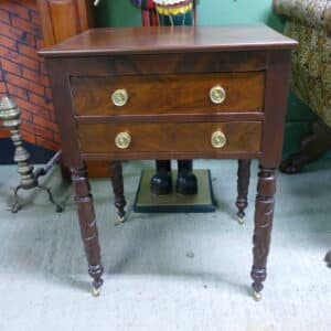 Sheraton 2 drawer side table